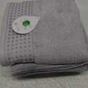 GLAMBURG 100% Cotton 2 Pack Oversized Bath Towel Set 28x55 Inches, Ultra Soft Highly Absorbant Compact Quickdry & Lightweight Large Bath Towels, Ideal for Gym Travel Camp Pool - Light Grey