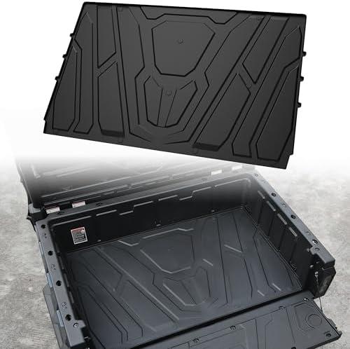 SAUTVS TPE Cargo Bed Mat Liner for CFMOTO UForce 1000/1000 XL 2019-2025, UTV Rear Cargo Bed Mat All Weather Protection Rubber Slush Liner for CFMOTO UFORCE 1000 2019-2025/1000 XL 2022-2025 Accessories