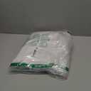 ChrisDowa White 100% Blackout Curtains for Bedroom with Black Liner, 2 Thick Layers Total Blackout Thermal Insulated Grommet Small Window Curtains 2 Panels Set (Pure White, 42 x 45 Inch)