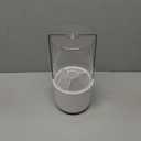 Toothbrush Holder with Cover 360 Rotating 4 Compartments Bathroom Toothpaste Electric Toothbrush Organizer, White