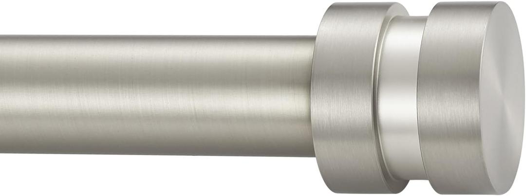 12-20 inch Short Adjustable Matte Nickel Curtain Rods,1 inch Diameter Heavy Duty Side Curtain Rod Set with Aluminum Finals for Windows, Door, Drapery, Closet 12-20 inch Short Adjustable Matte Nickel Curtain Rods,1 inch Diameter Heavy Duty Side Curtain Rod Set with Aluminum Finals for Windows, Door, Drapery, Closet