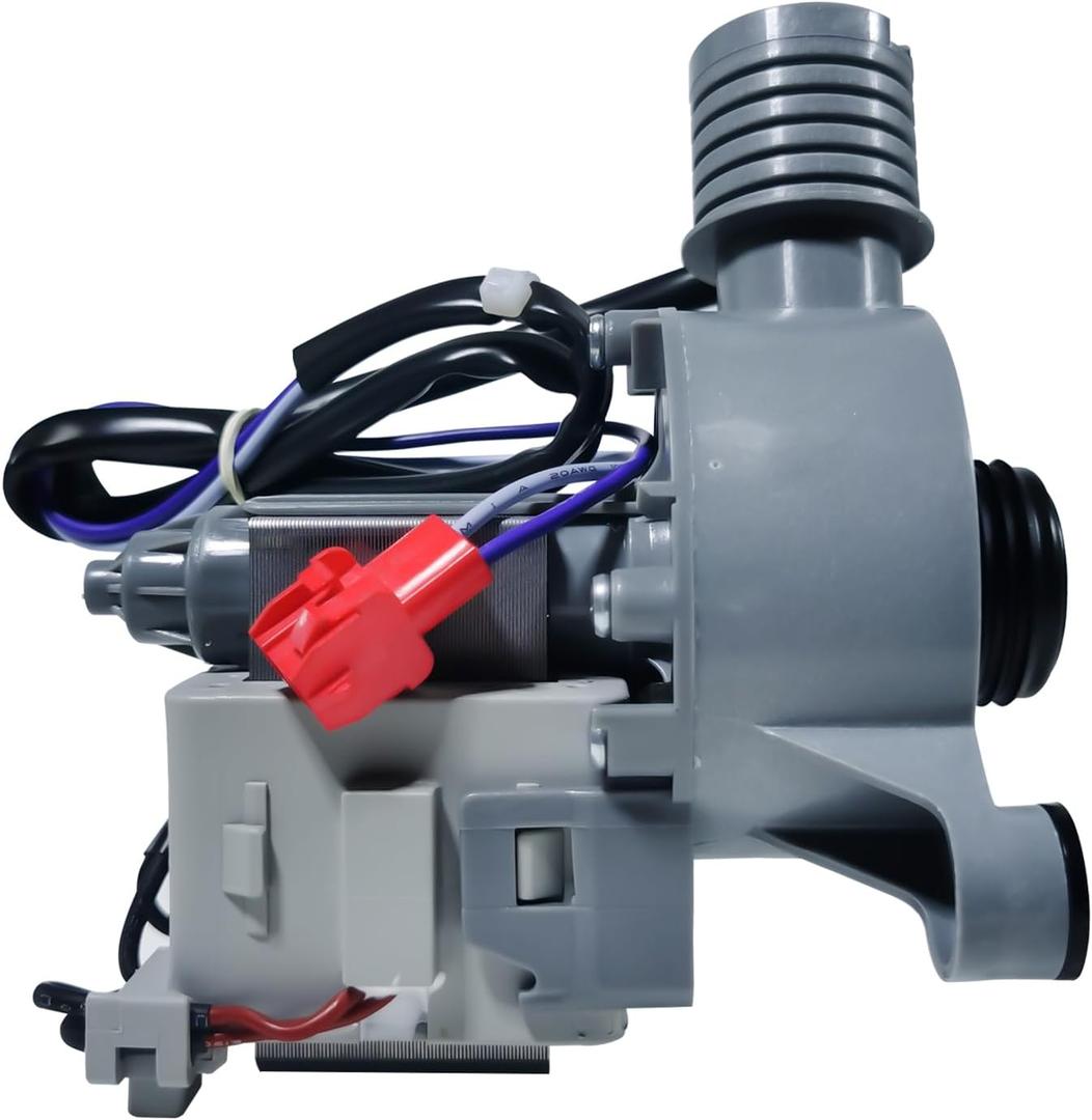 WH11X34742 5304511363 Washer Drain Pump Assembly Compatible with Midea,Frigidaire etc Washing Machine, Replacement Parts: WH01X2807 5304511363 11001011000071 AP7192541 4980769 PS16729517