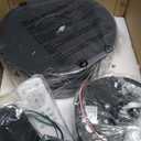 Fanbulous Farmhouse Ceiling Fans with Light, 48 Inch Bedroom Ceiling Fan with Lights, 6-Speed Adjustable, Quiet and Reversible DC Motor, Dual Finish 5 Blades, Rustic Caged Ceiling Fan for Living Room (Black and Walnut)