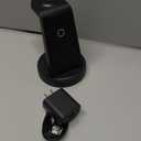 Anlmz 3 in 1 Charging Station for iPhone, Wireless Charger for iPhone 17 16e 16 15 14 13 12 11 X Pro Max & Apple Watch - Wireless Charging Station for AirPods 4 3 Pro (Black)