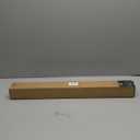 BRIOFOX Industrial Shower Curtain Rod - Rustproof Non-Slip 27-43 Inch 304 Stainless Steel, Brushed Nickel