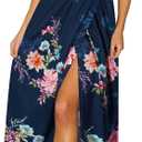 KILIG Women's Summer Floral Beach Flowy Split Maxi Long Dresses, Medium