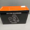 A-Premium Timing Belt Kit with Water Pump Compatible with 03-18 Honda Accord Crosstour Pilot Odyssey Ridgeline Acura MDX RDX RL TL TSX ZDX Saturn Vue 3.0L 3.2L 3.5L 3.7L V6 19200RDVJ01 TKH002 TCKWP329