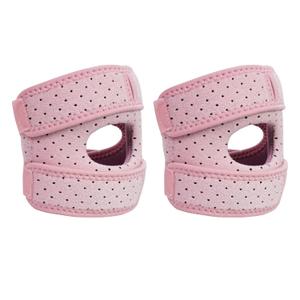 Luwint Patellar Tendon Support Strap with Gel Pad, Women & Teens Adjustable Knee Brace for Knee Pain Relief, Arthritis, Sports (Pink)