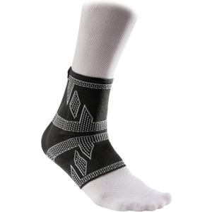 McDavid 5132 Elite Engineered Elastic Ankle Sleeve with Compression Ankle Support for Relief from Ankle Injuries (Medium, BLACK)