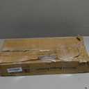 Heeyoo Dog Pooper Scooper, Dog Poop Tray and Rake Set, Pet Waste Removal Scoop with Long Adjustable Sectional Stainless Handles (Black/Red)