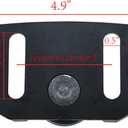 Snow Blower Rolling Skid Shoes 490-241-0038 Fits Most 2 and 3 Stage Snow Throwers with Plastic Wheels Mounting Hardware Primer Bulb Fuel Filter Kit