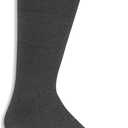 Fruit of the Loom Mens Work Gear Cushioned Crew Socks 10 Pair Size 12 (Black)