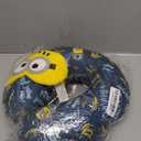 MINISO Minions Travel Neck Pillow with Eye Mask, Cute Cartoon 100% Memory Foam Neck Support Pillow, Lightweight Travelling Pillow Set for Airplane, Car and Home Use