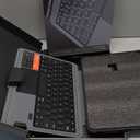 Nillkin iPad Pro 11 inch (M5, 2025/M4,2024) Case with Detachable Keyboard, Magic Trackpad, 7 Colors Backlit, Portrait/Landscape Modes, Rugged Keyboard Case for iPad Pro 11 5th Gen, Black