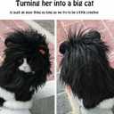 Onmygogo Lion Mane Wig for Cats and Dogs, Funny Pet Cat Costumes for Halloween Christmas, Furry Pet Clothing Accessories