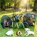 CypherX Outdoor Cat Enclosure, Portable Cat Tent with Tunnel Popup Catio