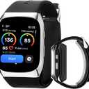 Smart Watch Blood Pressure with Dual Patented Band, Wrist BP Monitor Sleep Monitor Sports Tracking App for Android and iOS Blood Pressure Watch Supports Data Sharing