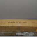 Farmhouse Vanity Light for Bathroom, 4-Light White Wood Bathroom Vanity Light Fixtures Over Mirror, Rustic Sconces Wall Lighting with Metal Lampshade for Living Room, Bedroom, Hallway