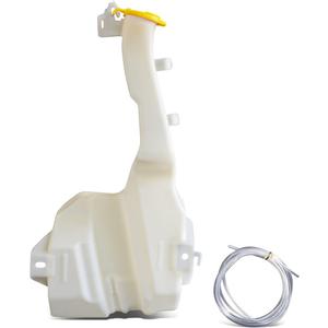 Auto Dynasty CH1288164 Factory Style Car Windshield Washer Reservoir Tank - Reservoir Cap | Washer Fluid Pump | Fluid Level Sensor - Compatible with Jeep Commander Grand Cherokee 05-06, White