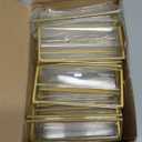 Gold Frames 5x7 Acrylic Sign Holder Double Sided Picture Frames for Wedding Table Number Menu Flyer Display for Office Home Party- Pack of 12