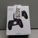 [Switch 1/2 Compatible] FASTSNAIL Grips for Nintendo Switch 2(2025)/1&OLED for Joy-Con 2, Wear-Resistant & Anti-Slip Controller Grips Handle Kit, Switch 2 Joypad Holder Accessories (Black, Black)