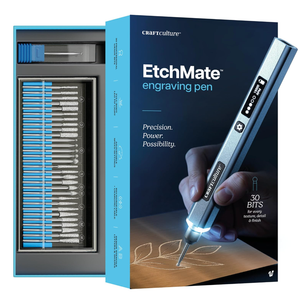 EtchMate Engraving Pen for Metal, Wood, Glass, Plastic & All Materials - Cool Birthday Gift Ideas - Engraver Pen Tool - Teen Boy Gifts - Unique Gifts for Women, Teenage Girl - Craft Kits for Adults