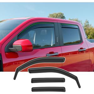 Side Window Visor Deflector Compatible with 2022-2025 Ford Maverick Visor Trim Cover Replacement for 2022-2025 Ford Maverick Accessories(Compatible with 2022-2025 Maverick)