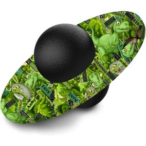 Pogo Ball for Kids & Adults Up to 200 lbs, Balance Toy for Indoor Outdoor | Balance Coordination Bounce Board Pop Ball Cool Fun Challenge Indoor Outdoor Toys Pogo Jumper Birthday Gifts for Boys Girls