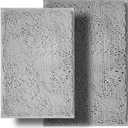 Bathroom Rugs Sets 2 Piece, Ultra Soft Absorbent Bath mat Chenille Bathroom Rug, Antiskid Bath mats Washable Bathroom mat (20x32 inch + 16x24 inch) Light Gray