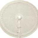 Christmas Tree Skirt Xmas Decor Ornament Christmas Decoration for Holiday Doorway, White 36inch
