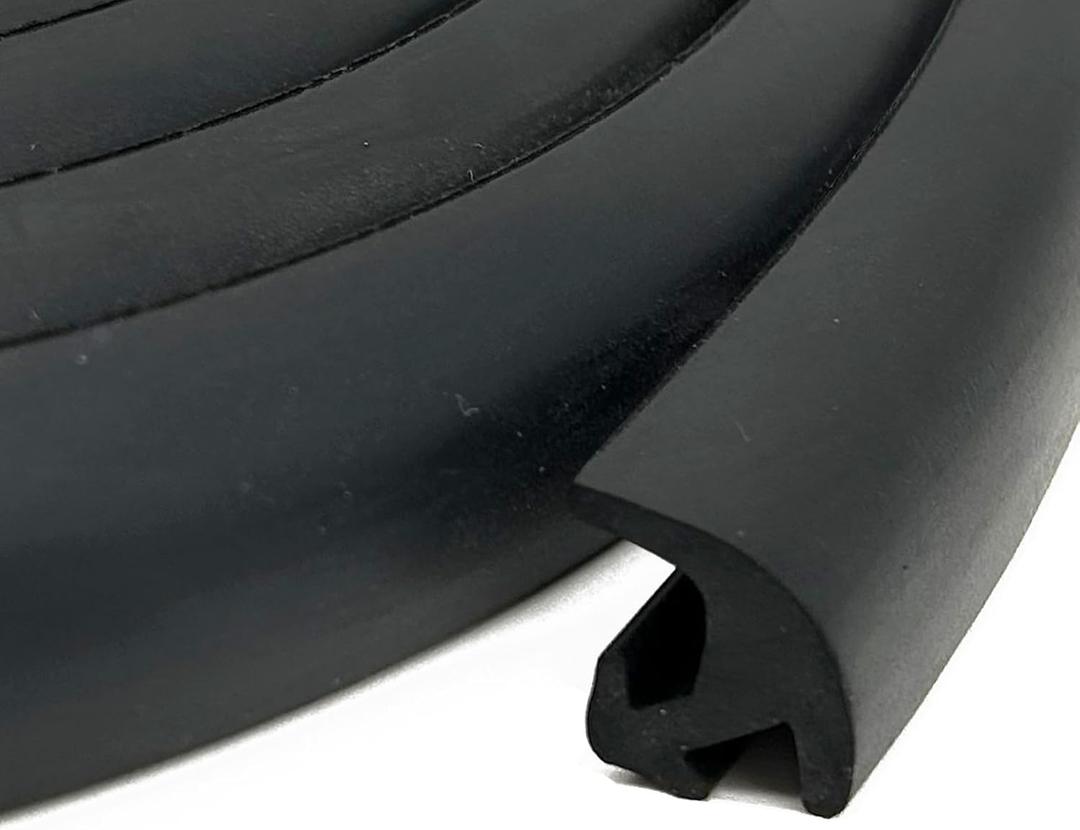 Windshield Gasket, Glass Rubber Seal Strip for RV, Truck and Van Windshield/Window, 20 Feet (Black)