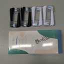 Replacement Heads Compatible with Oral B iO Electric Toothbrush, Soft Toothbrush Heads Fit for Oral-B iO 2/3/4/5/6/7/8/9/10 Series with Covers, White+Black 8pcs