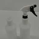 Eccliy 12 Pcs 16 Oz Plastic Spray Bottle, Adjustable Empty Reusable Sprayer for Cleaning, Planting, Water, Bathroom and Kitchen, BBQ, Commercial and Residential(Black&white,Original)