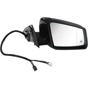 Right Passenger Side Mirror Assembly Compatible with CLA250 CLA45 AMG 2014-2018 Rearview Mirror with (BSM) Blind Spot Match & Heated and Turn Signal Light 1178100876-PFM (Right, Black)