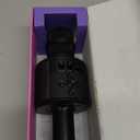 BONAOK Karaoke Microphone for Kids & Adults - Bluetooth Microphones Singing Mic with Disco Lights, Echo Effect, Built-in Speaker Portable Karaoke Player for Party Travel Gifts Q78(Black)