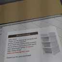  5 Pack Stackable Closet Storage Basket, Multifunctional & Foldable Closet Organizer for Bathroom Kitchen Laundry Room Wardrobe Storage, Space-Saving Clothes Storage Drawer Organizer, White