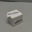 NicGor Velvet Ring Box Double Slots, Gift for Proposals Engagement and Wedding Band Photographs - Octagon Jewelry Ring Boxes (White)