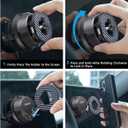 Upgraded Magnetic Phone Holders for Your Car [70mm Suction & 3200gf Magnetic] 360 Adjustable Magsafe Car Phone Mount, Vacuum Suction Cup Car Mount for iPhone 17 Pro Max 16 15 14 13 12 Air Plus