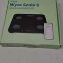 Wyze Scale S, Scale for Body Weight, Digital Bathroom Scale for Body Fat, BMI, Muscle, Heart Rate, Body Composition Analyzer with App, Batteries Included, Bluetooth, 400 lb, Black