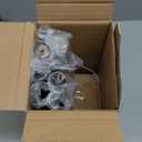 Warm Gold Curtain Rods for Windows 72 to144 Inch Brass Extra Long Heavy Duty Adjustable single 1" Diameter with vintage Brushed Bronze Metal Finials Antique for Living Room Bedroom Farmhouse Kitchen