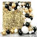 Light Gold Shimmer Wall Backdrop,Shiny Sequins,36Pcs Sequins Backdrop Panels,Glitter Bling Photo Background for Birthday Party Wedding Engagement Anniversary Graduation (Each 1FT², Total 36FT²)