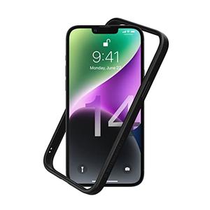 RhinoShield Bumper Case Compatible with [iPhone 14 Plus] | CrashGuard NX - Shock Absorbent Slim Design Protective Cover 3.5M / 11ft Drop Protection - Black