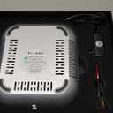 L'UGX Professional Nail Dust Collector for Acrylic Nails with 2 Reusable Filters,10-Gear Powerful Nail Vacuum Drill Duster Collector Extractor for Nail Salon & Home Use,Low Noise Chrome