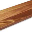 Sabatier Prep and Serve Cutting Board, Reversible Charcuterie Serving Platter for Cheese, Meat and Appetizers- Perfect Dinner Party Board, 8-inch x 18-inch, Acacia and White Stone