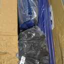 JEFEE Pool Storage Bins Rolling Pool Safety Storage Cart Standard Noodles Holder Organizer with Nylon Mesh, for Pool Floats Storage, Pool Toys Storage Large Capacity 64.57" L*30.51" W*33.46" H Blue