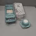 Pro-Series 16-in-1 Vegetable Chopper, Dewpeton Mandoline Slicer, Veggie Chopper, Food Chopper with Container, Vegetable Cutter Chopper & Spiralizer for Onion Salad (Home Essential Gadget & Kitchen) (8 Blades, Blue)