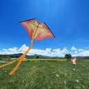 HONBO Ray Kite for Kids&Adults，Large Kite for Beach,Easy to Fly Delta Kite Single Line, Kite Handle Include