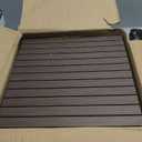 16-Pack Peel and Stick Acoustic Wall Panels, 11.8" x 11.8" PET Soundproof & Noise Cancelling Acoustic Felt, Self-Adhesive 3D Sound Absorbing Slat Wall Paneling for Interior Wall Decor, Walnut