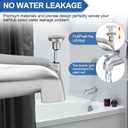 Slip Fit Tub Spout with Pull-Up Diverter Compatible with American Standard 8888026.002 Tub Spout, Bathroom Bathtub Faucet, Fits 1/2" Copper Water Tube(5/8" Diameter), 5/32" Hex Wrench (Brushed Nickel)