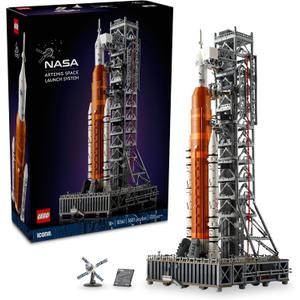 LEGO Icons NASA Artemis Space Launch System - DIY Rocket Model Building Set for Adults, Ages 18+ - Gifts for Birthdays - Unique Bedroom Decoration for Space & NASA Lovers - 10341